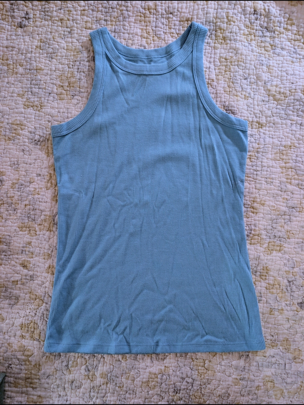 Cat & Jack Sky Blue Ribbed Tank Top